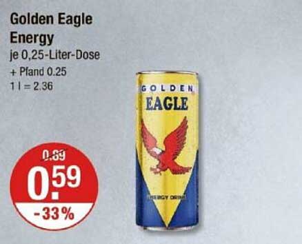 Golden Eagle Energy 0,25-Liter-Dose