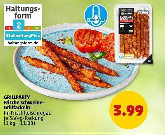 GRILLPARTY Frische Schweine-Grillfädeln