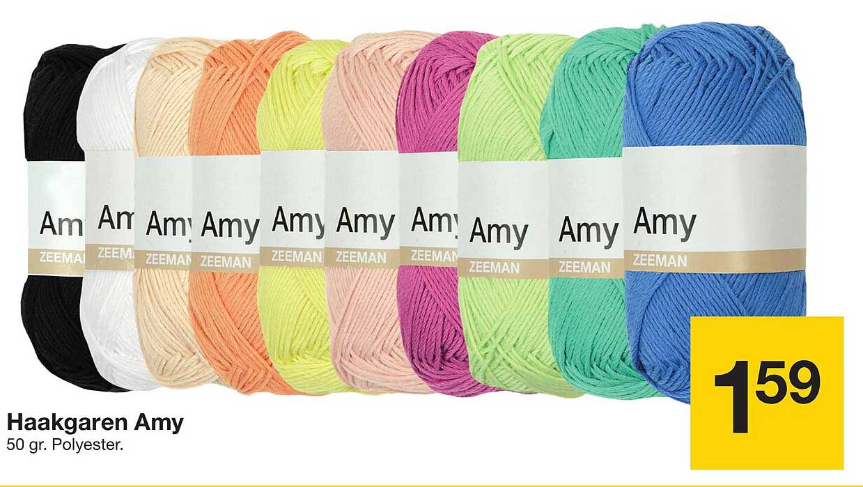 Haakgaren Amy - 50 g Polyester im Angebot