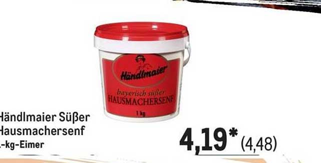 Händlmaier Süßer Hausmachersenf 1 kg