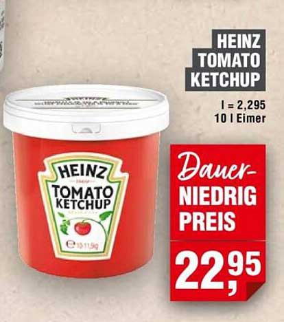 HEINZ TOMATO KETCHUP 10 l Eimer