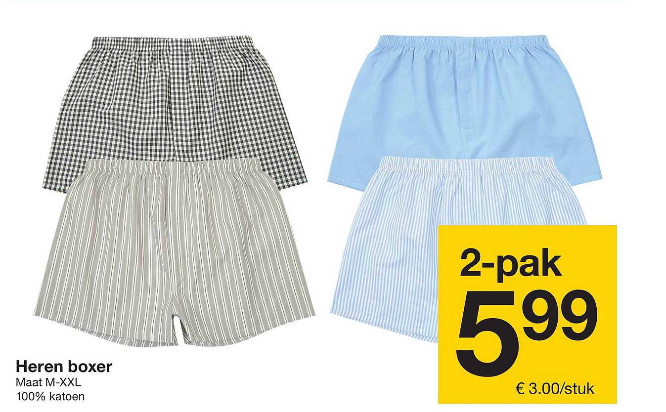 Heren boxer 2-Pak