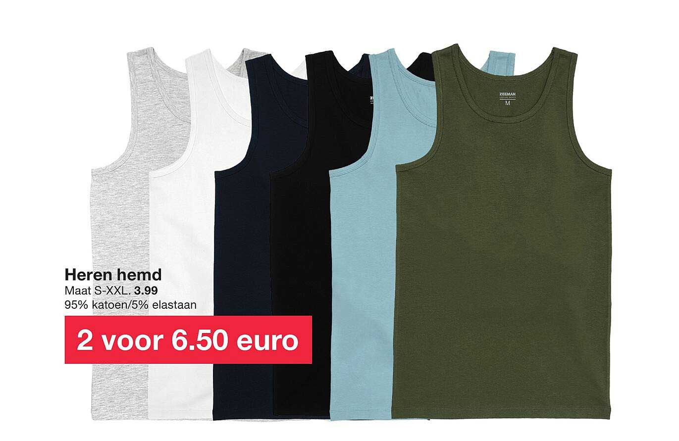 Herren Hemd - 2 für 6,50 Euro