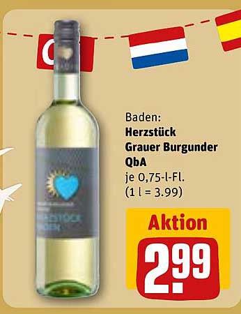 Herzstück Grauer Burgunder QbA je 0,75-l-Fl.