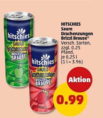 HITSCHIES Saure Drachenzungen Brizzl Brause*