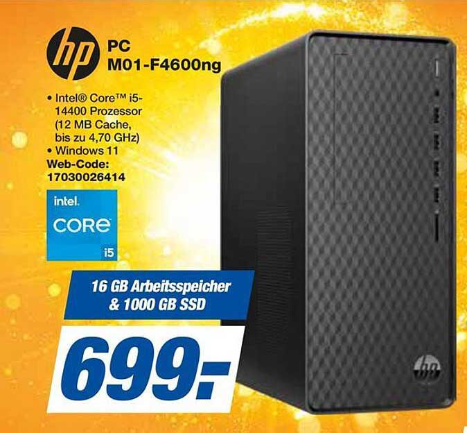 HP PC M01-F4600ng mit Intel Core i5-14400 Prozessor
