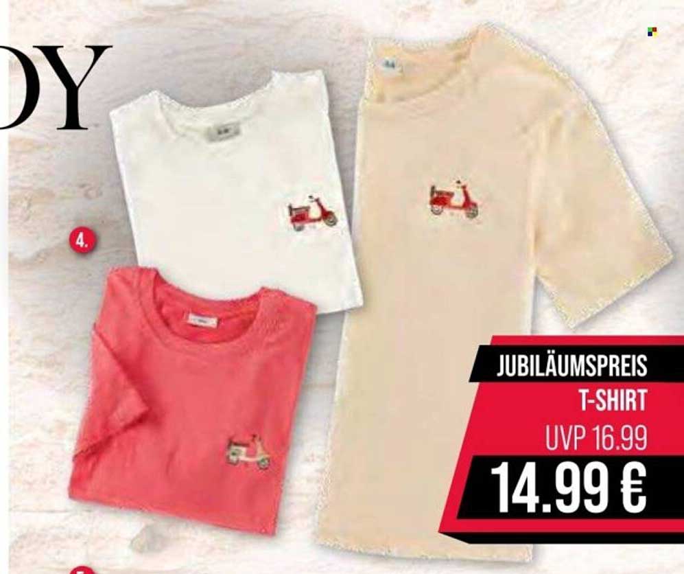 Jubiläums-T-Shirt mit coolem Vespa-Motiv