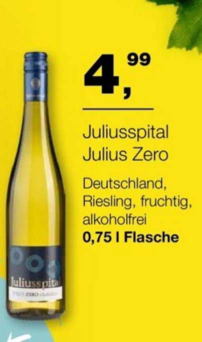 Juliusspital Julius Zero - Alkoholfreier Riesling