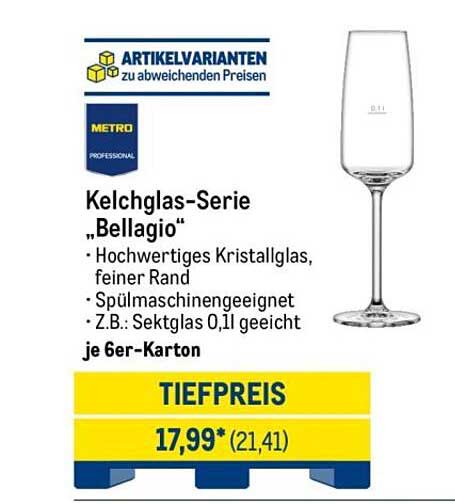 Kelchglas-Serie „Bellagio“