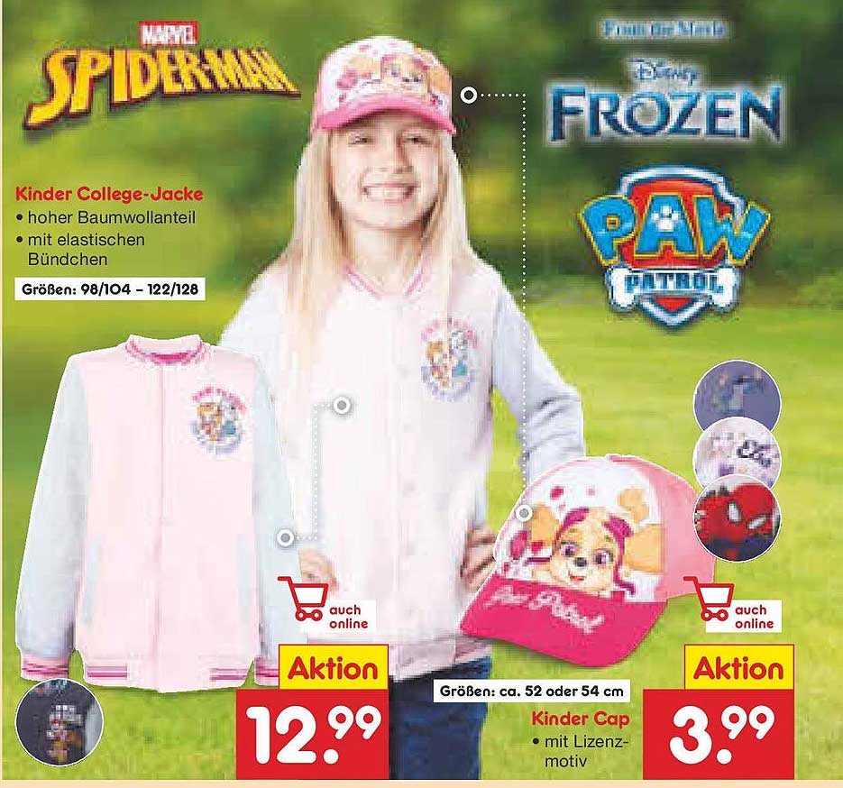 Kinder College-Jacke und Kinder Cap – Tolle Angebote für kleine Abenteurer!