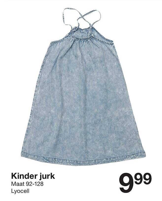 Kinderjurk Maat 92-128 aus Lyocell