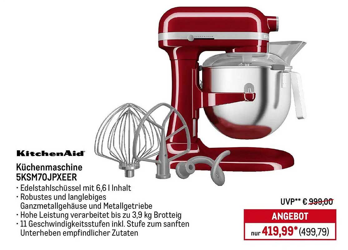 KitchenAid Küchenmaschine 5KSM70JPXEER