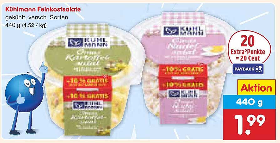 Kühlmann Feinkostsalate - gekühlt, verschiedene Sorten