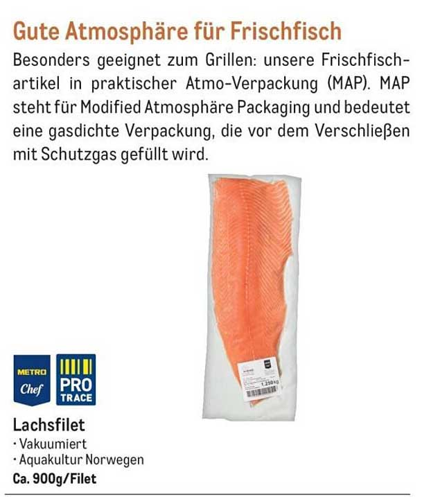 Lachsfilet - Vakuumiert aus Aquakultur Norwegen