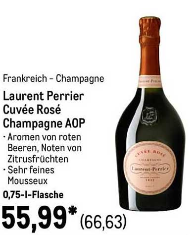 Laurent Perrier Cuvée Rosé Champagne AOP