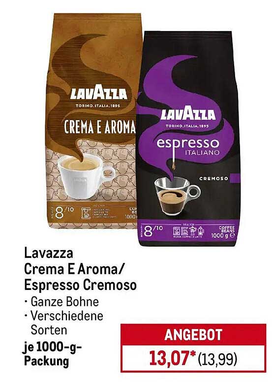 Lavazza Crema E Aroma / Espresso Cremoso - Ganze Bohne