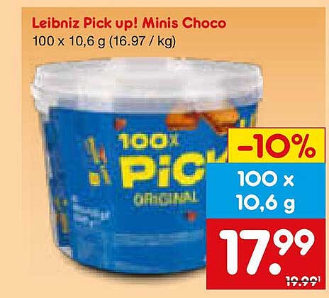 Leibniz Pick up! Minis Choco