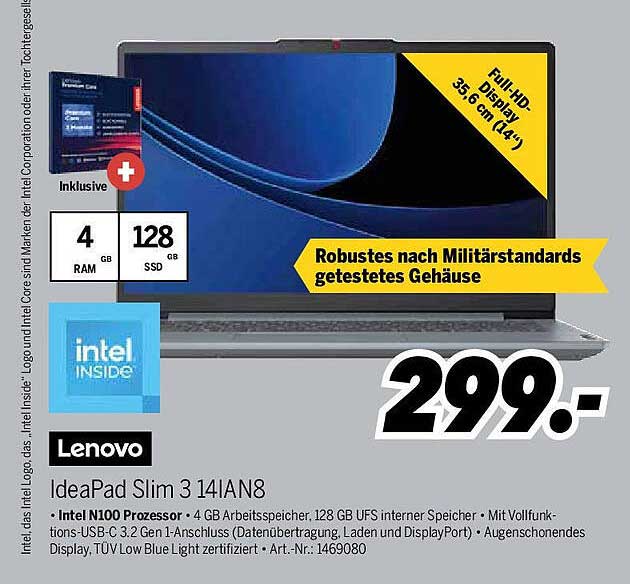 Lenovo IdeaPad Slim 3 14IAN8