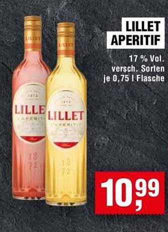 LILLET APERITIF 0,75 l - 17 % Vol.