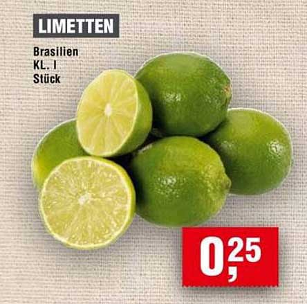 Limetten Brasilien KL. I Stück