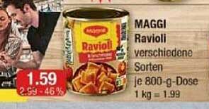 MAGGI Ravioli verschiedene Sorten 800-g-Dose