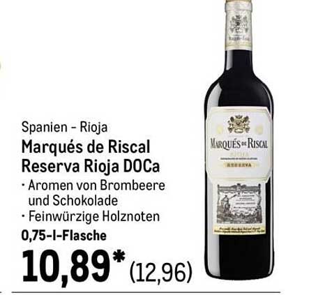 Marqués de Riscal Reserva Rioja DOCa
