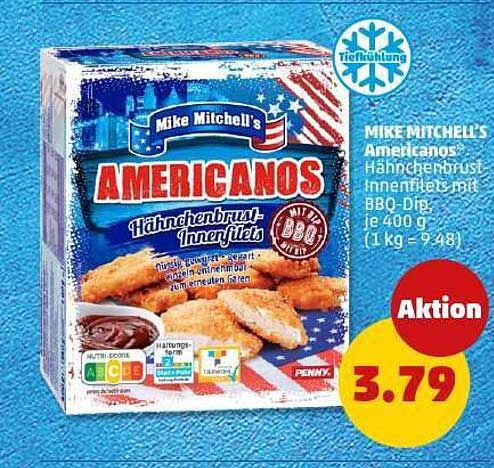 Mike Mitchell's Americanos Hähnchenbrust-Innenfilets mit BBQ-Dip 400 g