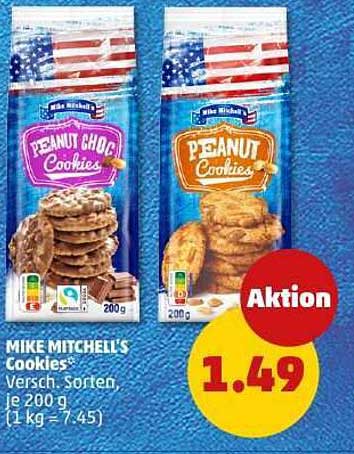 Mike Mitchell's Cookies - Verschiedene Sorten, je 200 g