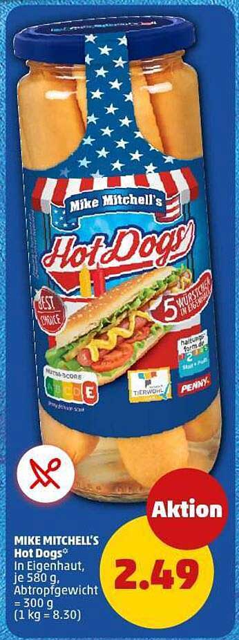 MIKE MITCHELL'S Hot Dogs