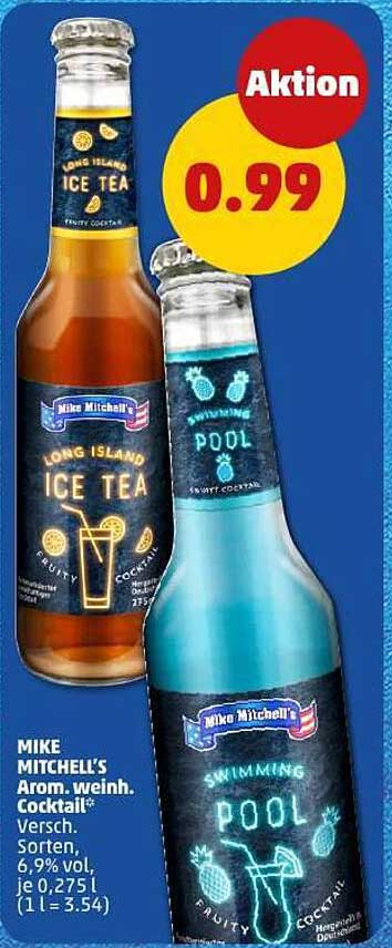 MIKE MITCHELL'S Long Island Ice Tea & Swimming Pool – Aktion für 0,99 €
