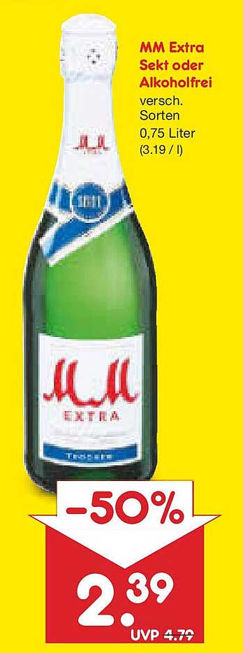 MM Extra Sekt oder Alkoholfrei