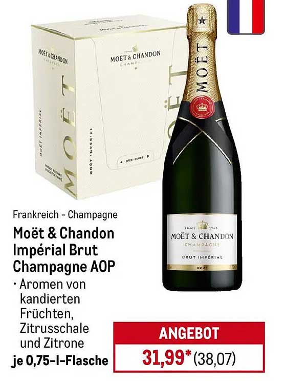 Moët & Chandon Impérial Brut Champagne AOP je 0,75-l-Flasche