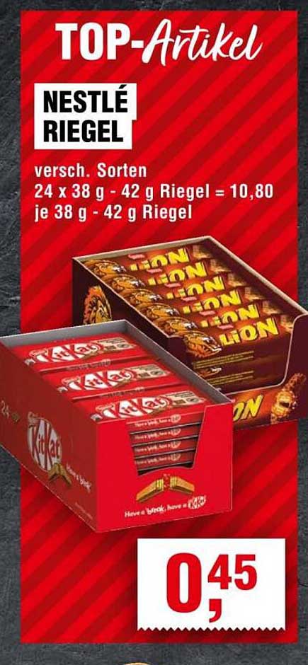 NESTLÉ RIEGEL - Verschiedene Sorten
