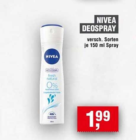 NIVEA Deospray, verschiedene Sorten je 150 ml