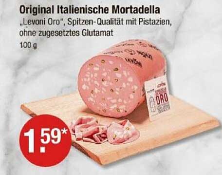 Original Italienische Mortadella "Levoni Oro"