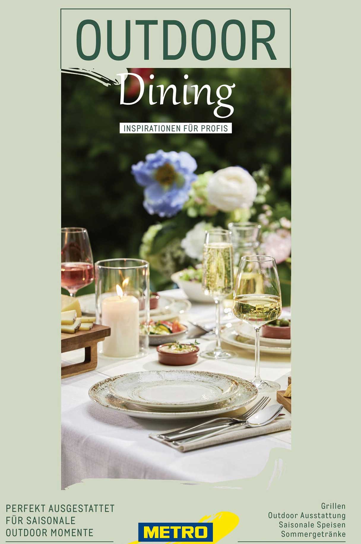 Outdoor Dining – Perfekt ausgestattet für saisonale Outdoor-Momente