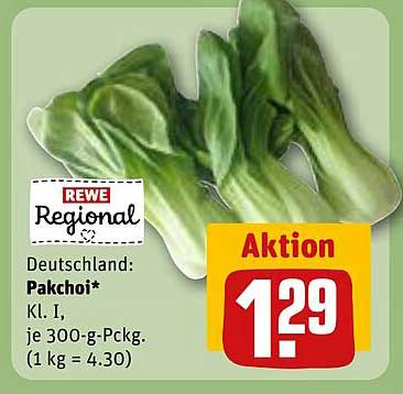 Pak Choi Klasse I, je 300-g-Packung