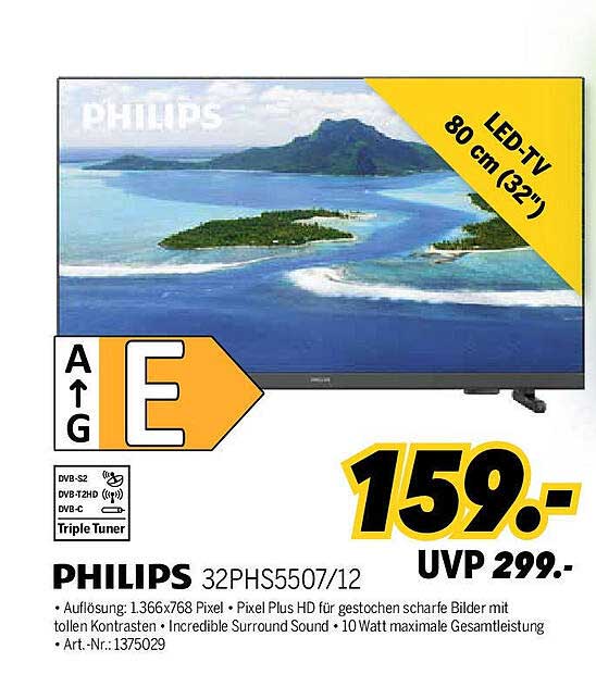 PHILIPS 32PHS5507/12 - LED-TV 80 cm (32")