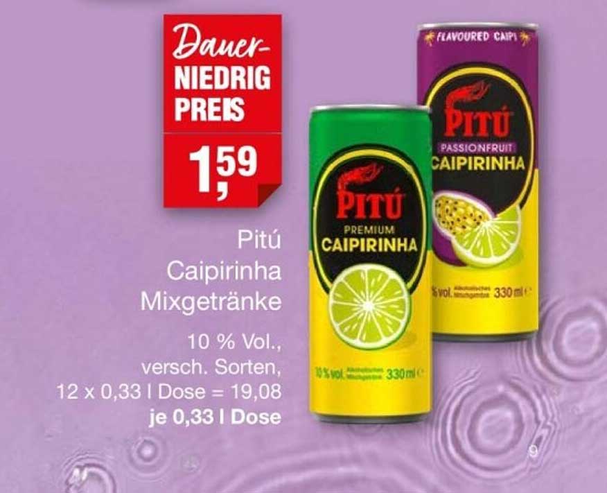 Pitú Caipirinha Mixgetränke