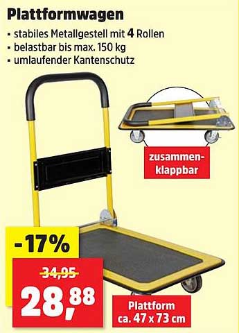 Plattformwagen - stabil und praktisch
