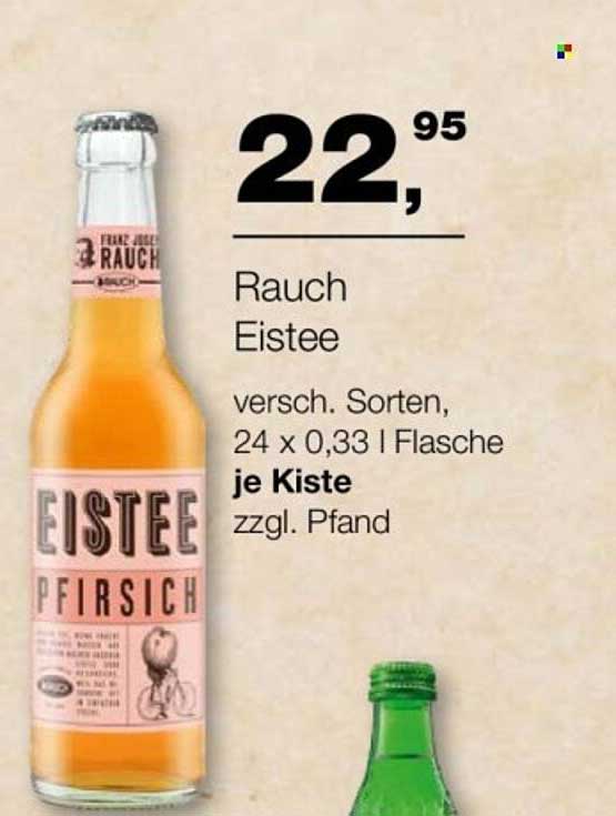Rauch Eistee – verschiedene Sorten, 24 x 0,33 l Flasche