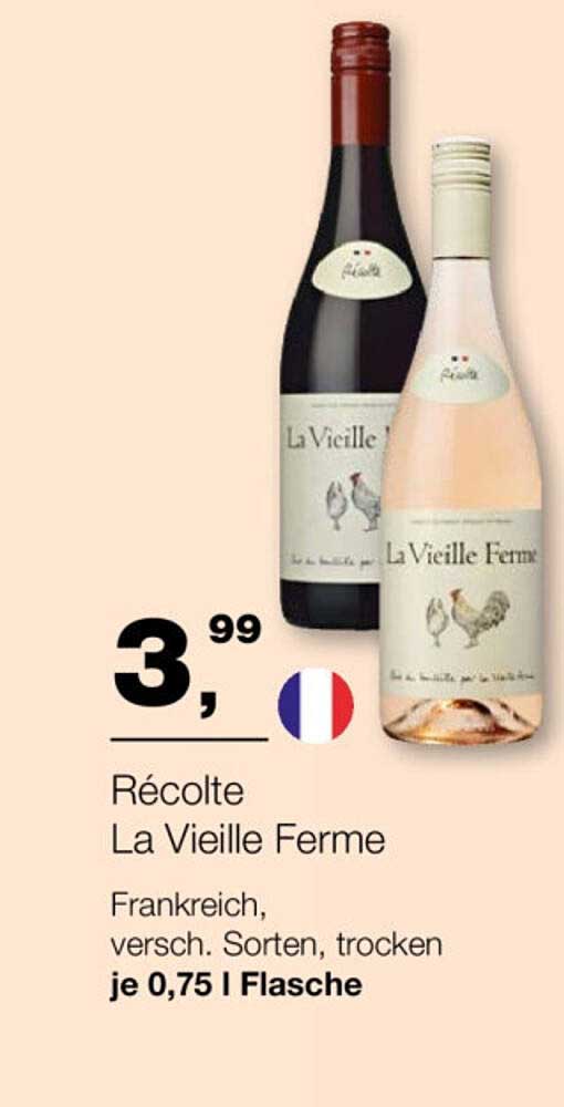 Récolte La Vieille Ferme - 0,75 l Flasche