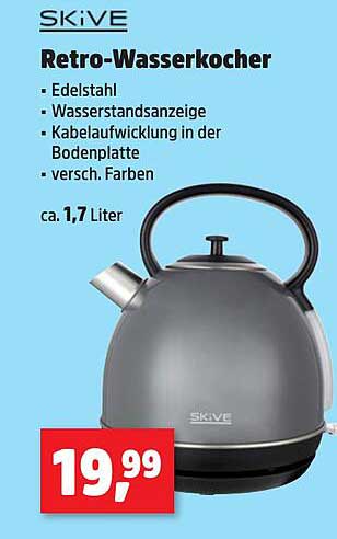 Retro-Wasserkocher SKiVE