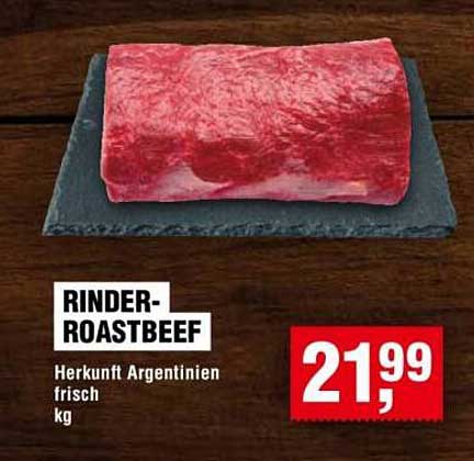 Rinder-Roastbeef aus Argentinien