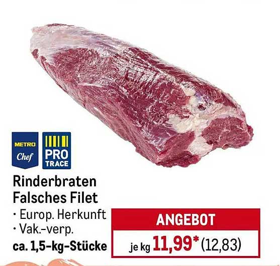 Rinderbraten Falsches Filet