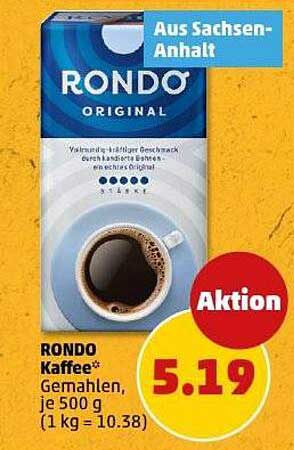 RONDO Kaffee, gemahlen, 500 g