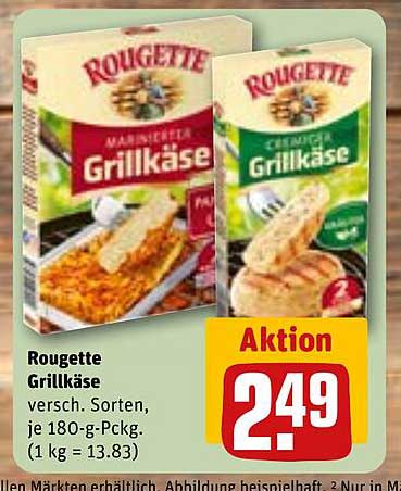 Rougette Grillkäse - Verschiedene Sorten