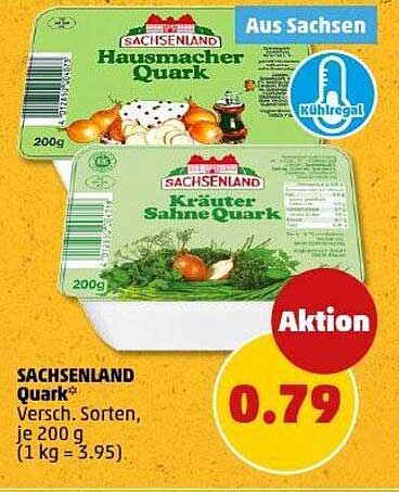 Sachsenland Quark Auswahl – Hausmacher Quark und Kräuter Sahnequark