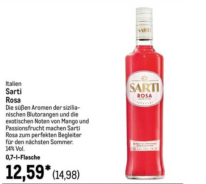 Sarti Rosa - der ideale Sommerbegleiter