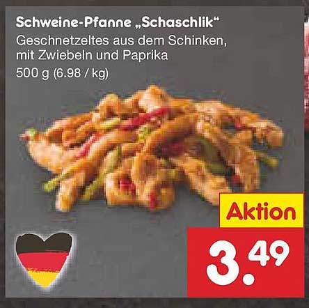 Schweine-Pfanne „Schaschlik“